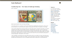 Desktop Screenshot of katebailward.com