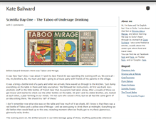 Tablet Screenshot of katebailward.com